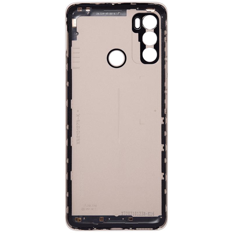 Tapa trasera de cristal para Motorola Moto G60 (XT2135-1 / 2021) (Champagne)