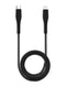 Cable USB Tipo C a Lightning de 6 ft AmpSentrix Matrix Negro