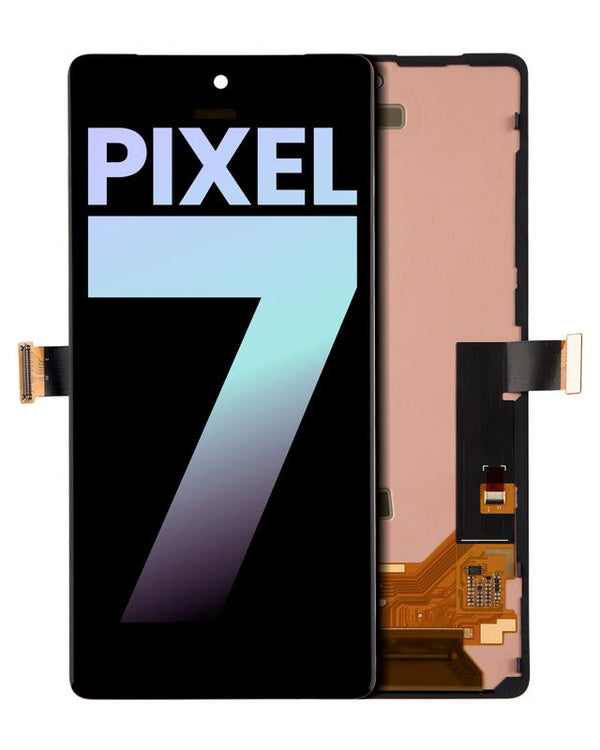 Pantalla OLED para Google Pixel 7 con marco y sensor de huella dactilar original