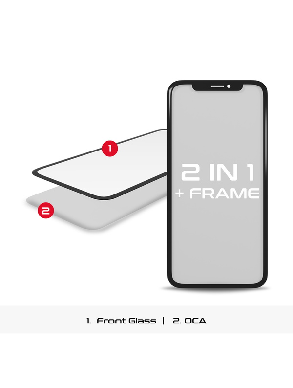 Glass con OCA y Marco para iPhone 11 Pro