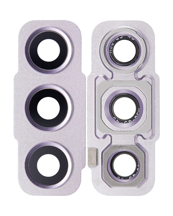 Lente de camara trasera con bracket para Samsung Galaxy S21 FE 5G - Color Purpura