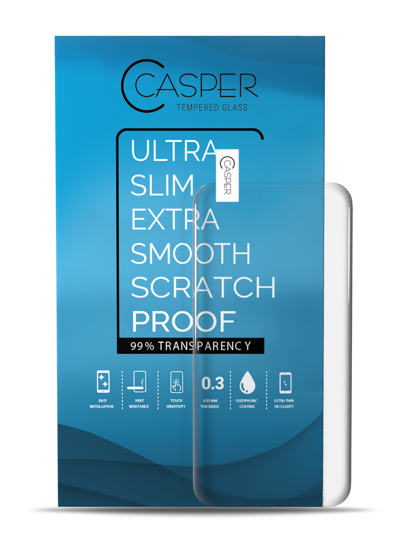 Vidrio Templado Casper para iPhone 12 Mini (Paquete de 10)