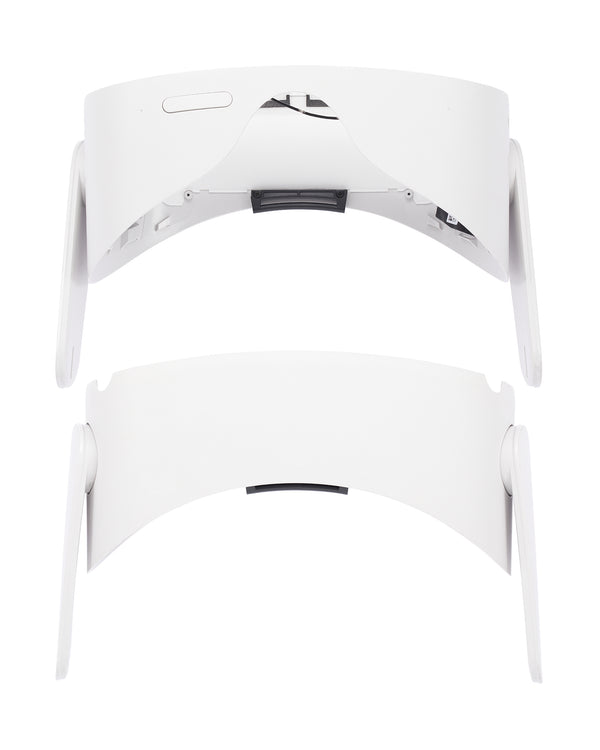 Carcasa media con piezas pequenas para Oculus Quest 2 (Blanco)