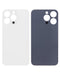 Tapa para iPhone 13 Pro color Blanco - silver - sin logo - con agujero grande para camara