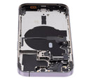 Tapa trasera con componentes para iPhone 14 Pro (Version EE.UU.) (Original usada: Grado B) (Morado Oscuro)