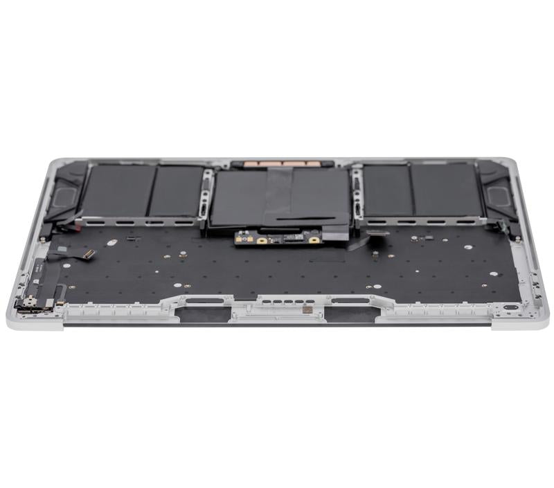 Carcasa superior con bateria y teclado para MacBook Pro 13" (A1989/Tarde 2018/Principios de 2019) (Teclado US) (Plata)