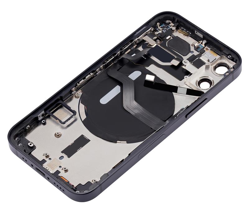 Tapa trasera para iPhone 12 Mini (Version US) sin logo (Negro)