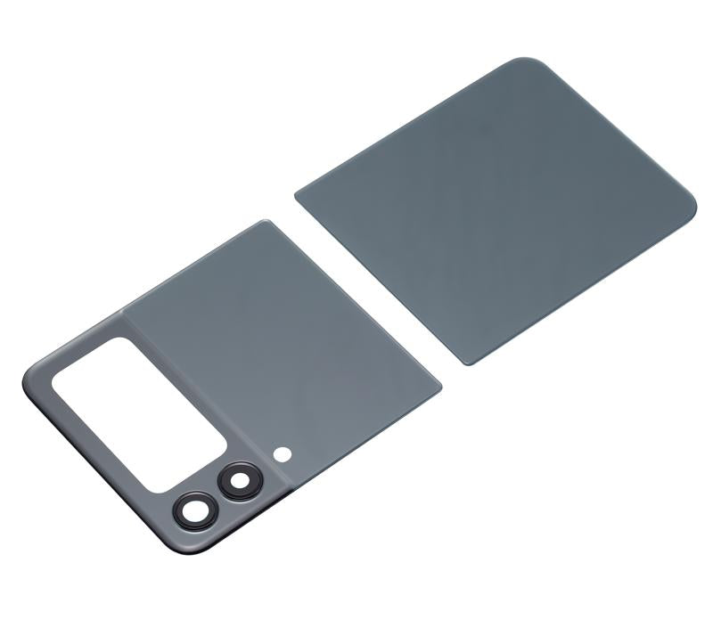 Tapa trasera con lente de camara para Samsung Galaxy Z Flip 3 5G Verde