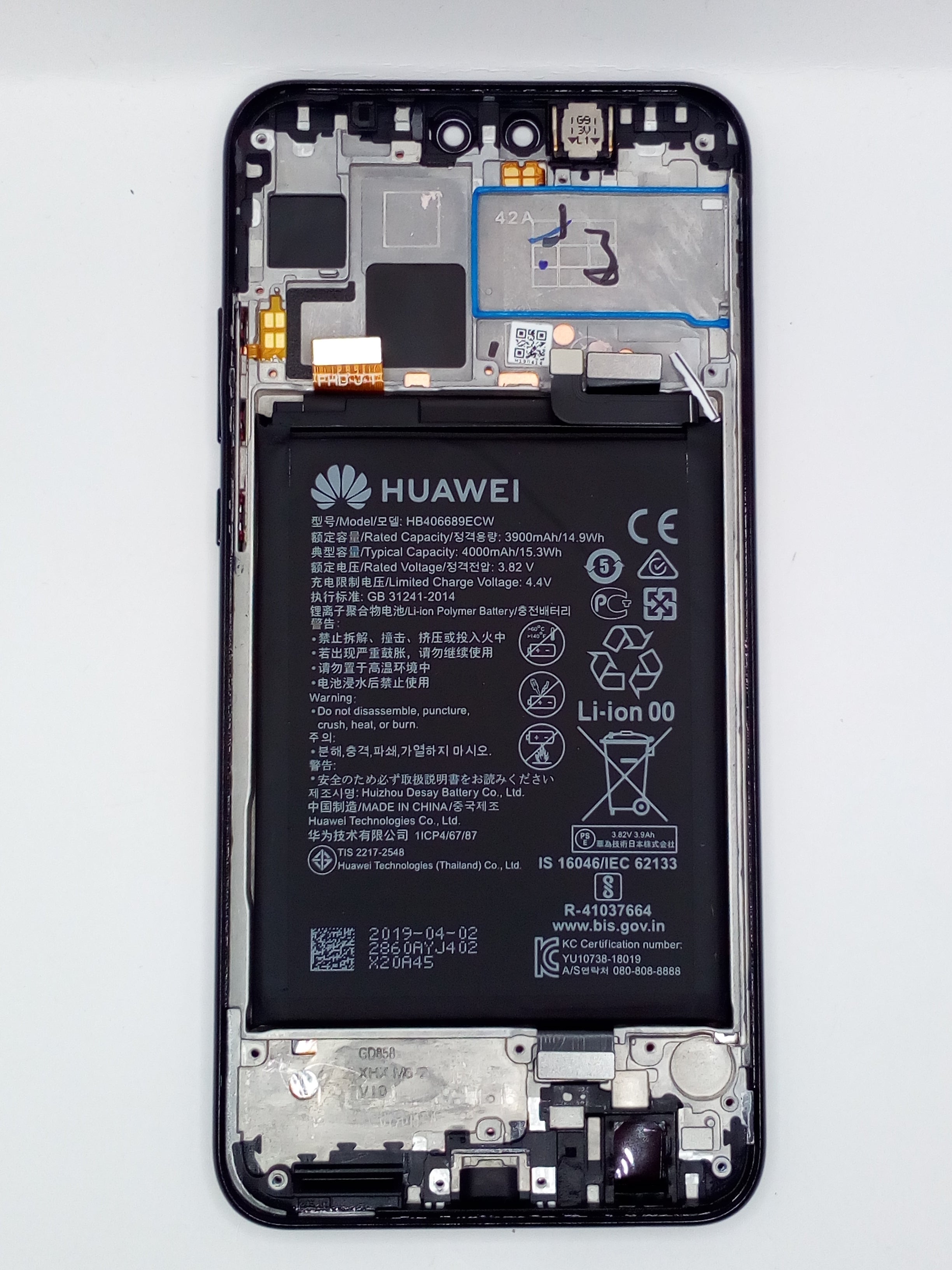 Cargador Tipo C Carga Rápida Para Huawei Y5 Y6 Y7 Y8s Y9