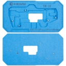 Plataforma de soldadura y reballing para capa media de placa base 4 en 1 con plantilla para iPhone 15 / 15 Plus / 15 Pro / 15 Pro Max Serie Z20 (MiJing)