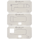 Plataforma de soldadura y reballing para capa media de placa base 4 en 1 con plantilla para iPhone 15 / 15 Plus / 15 Pro / 15 Pro Max Serie Z20 (MiJing)