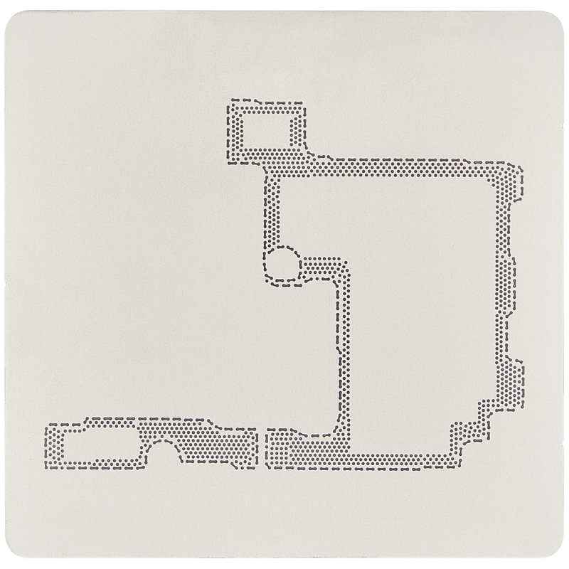 Stencil de Reballing para Capa Media de Placa Base para Samsung Galaxy S22 Ultra