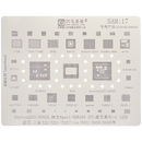 Stencil de Reballing para IC Chip Samsung Galaxy S22 / S22 Plus / S22 Ultra