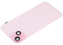 Tapa trasera para iPhone 15 Plus con placa metalica, carga inalambrica NFC, iman MagSafe y flex de linterna (Rosa)