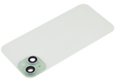 Tapa trasera con placa de acero, carga inalambrica NFC MagSafe y flex de linterna para iPhone 15 Plus (Verde)