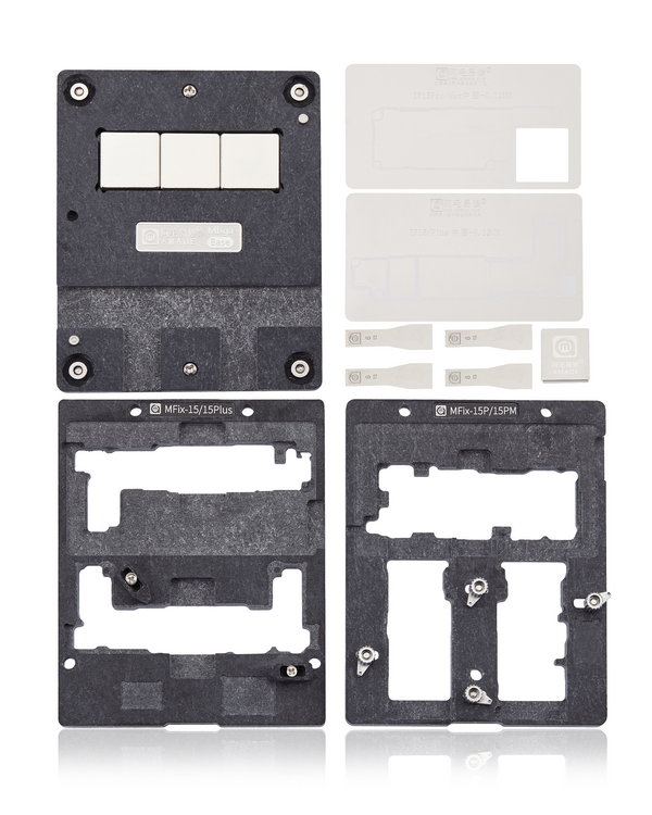 Plataforma de reballing BGA para capa media de placa madre MFix-15 para iPhone 15