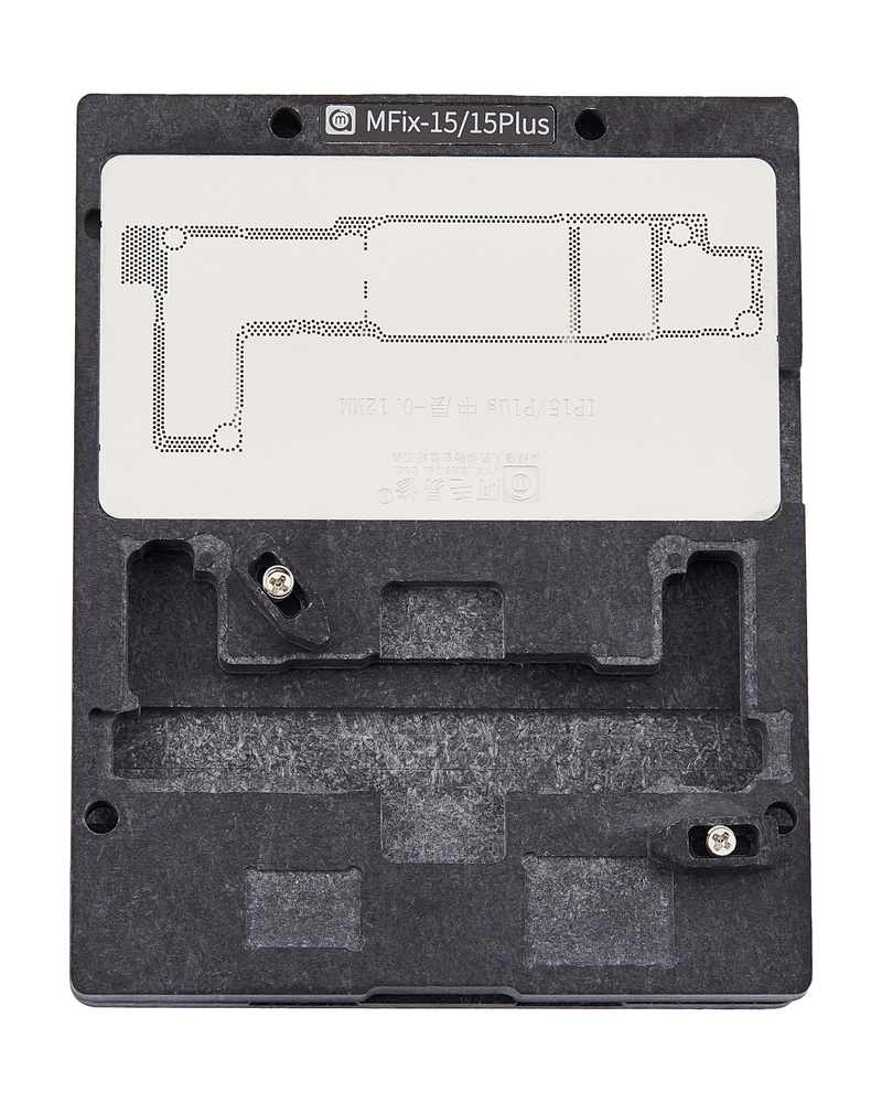 Plataforma de reballing BGA para capa media de placa madre MFix-15 para iPhone 15