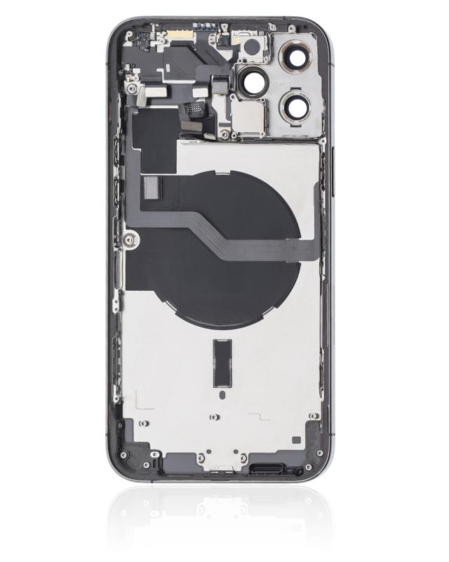 Tapa trasera con componentes pequeños para iPhone 12 Pro Max (Versión Internacional) (Usada Original Grado B) (Grafito)