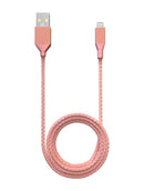 Cable USB Tipo A a Lightning 3 ft AmpSentrix Infinity Rosa