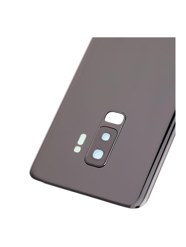 Tapa trasera con lente de camara para Samsung Galaxy S9 Plus (Original) (Negro Medianoche)