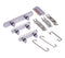 Botones duros (Encendido / Volumen / Switch) para iPhone 14 / 14 Plus (Morado)