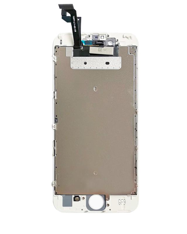 Pantalla LCD para iPhone 6S con placa de acero (Blanco)