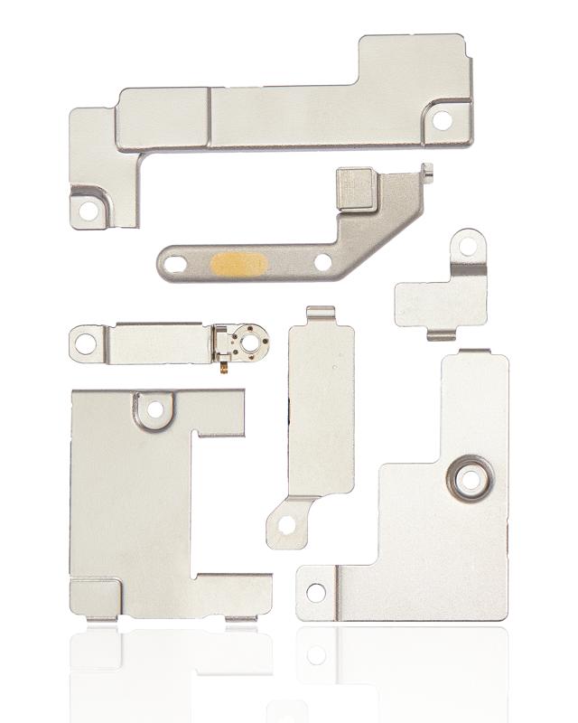 Soporte metalico pequeno para iPhone 14 en placa base