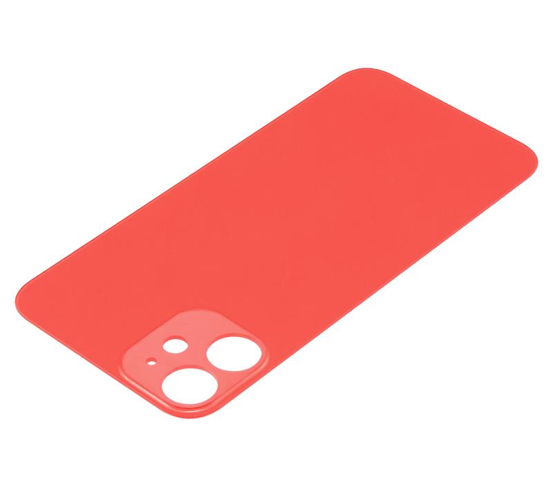 Tapa trasera para iPhone 12 Mini con adhesivo 3M (rojo)