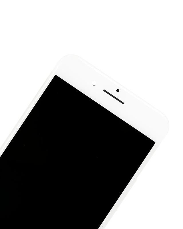 Pantalla LCD para iPhone 8 Plus con placa de metal (Blanco)