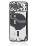 Tapa trasera con componentes pequenos pre-instalados para iPhone 12 Mini (Version EE.UU.) (Original usado: Grado C) (Blanco)