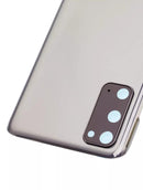 Tapa trasera con lente de camara para Samsung Galaxy S20 (Original) (Gris Cosmico)