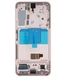 Pantalla OLED para Samsung Galaxy S22 5G con marco (Original) (Oro Rosa)