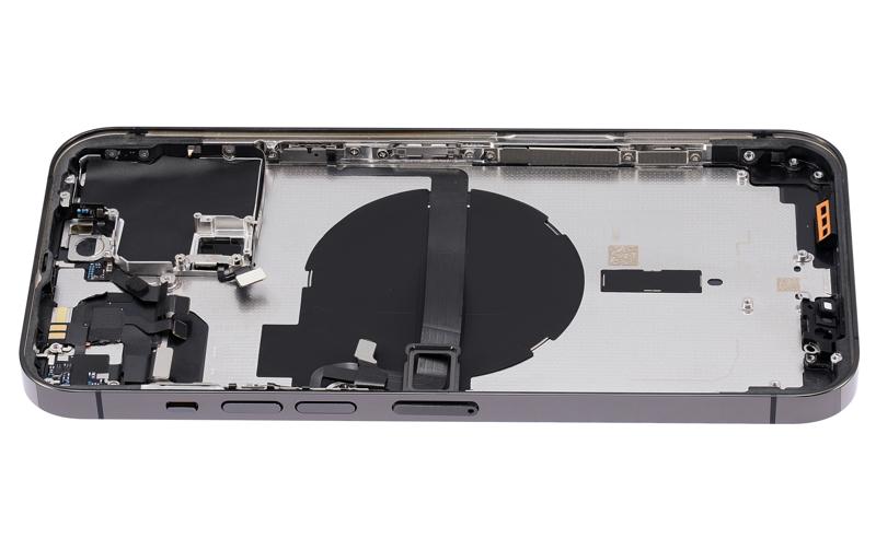 Tapa trasera para iPhone 13 Pro Max (Version US) (Sin Logo) Gris Espacial