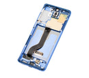 Pantalla OLED con marco para Samsung Galaxy S20 Plus 5G (Reacondicionado) (Azul Aura)