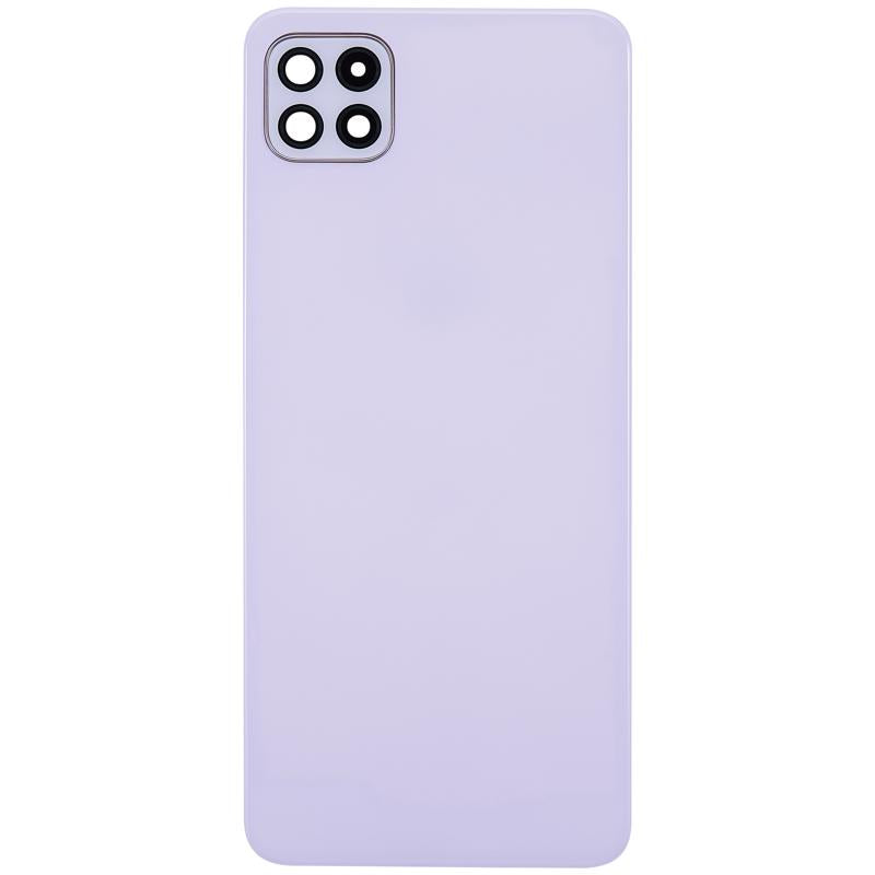 Tapa trasera con lente de camara para Samsung Galaxy A22 5G (Violeta)