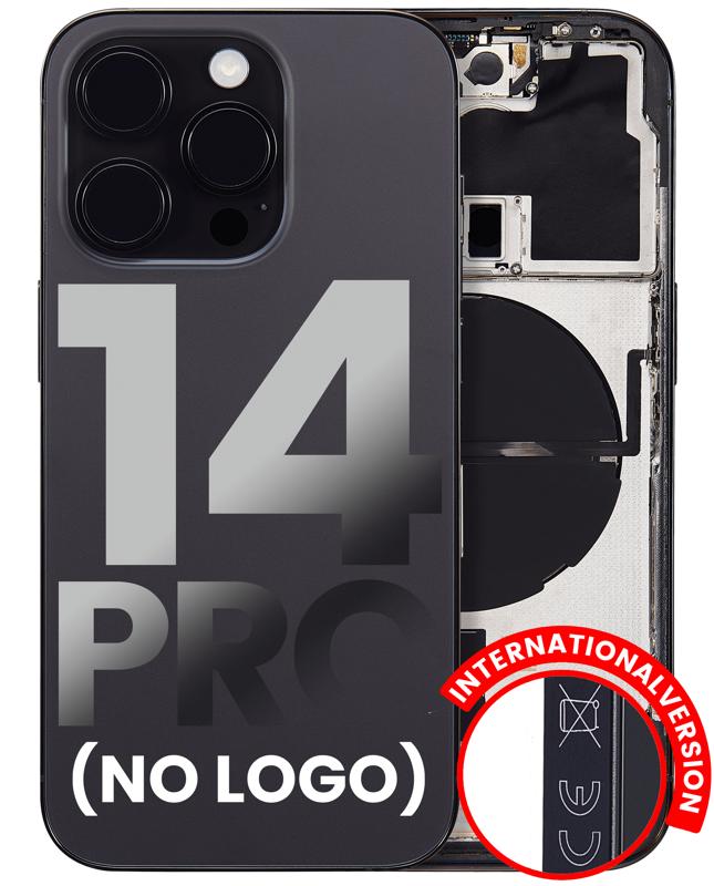 Tapa trasera para iPhone 14 Pro (Version Internacional) (Sin Logo) Negro Espacial