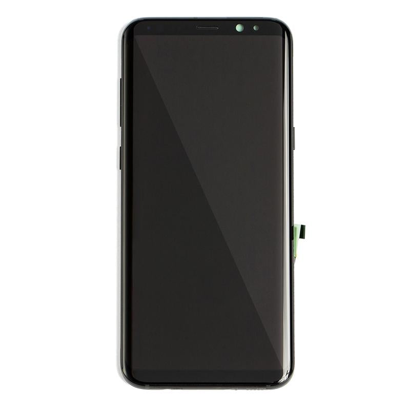 Pantalla OLED para Samsung Galaxy S8 Plus con marco (Original) (Negro Medianoche)