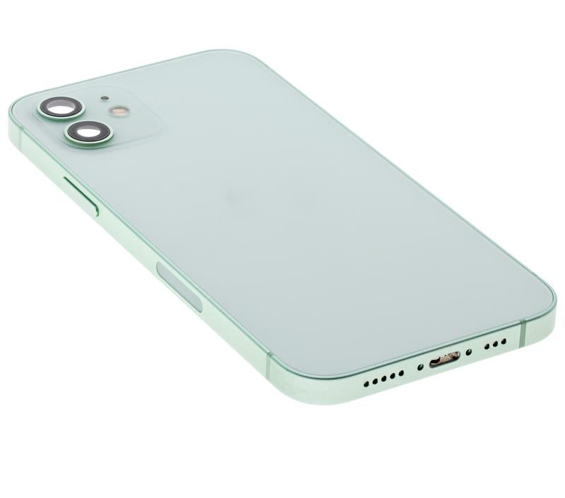 Tapa trasera con componentes menores pre-instalados para iPhone 12 (Version EE.UU) Verde Original Usada Calidad A