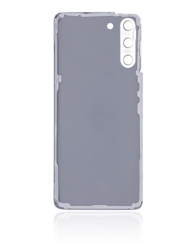 Tapa trasera con lente de camara para Samsung Galaxy S21 5G (Blanco Fantasma)