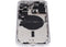 Tapa trasera para iPhone 14 Pro Max (Version EE.UU) sin logo (Plata)