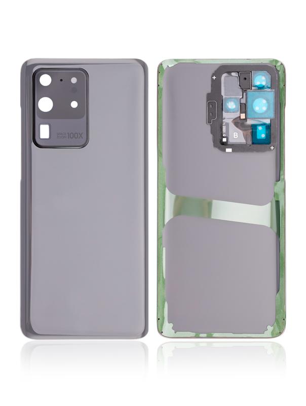 Tapa trasera con lente de camara para Samsung Galaxy S20 Ultra (Gris Cosmico)