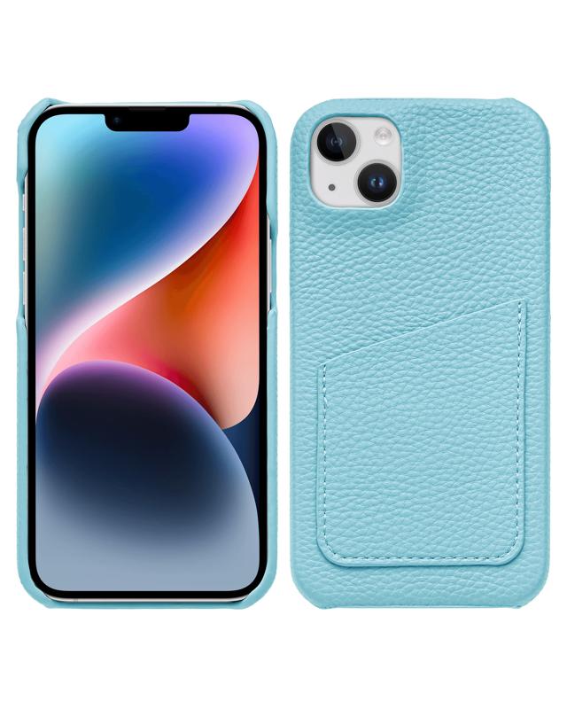 Estuche Cartera Mattur Venus para iPhone 14 Plus Azul Claro Pack de 1