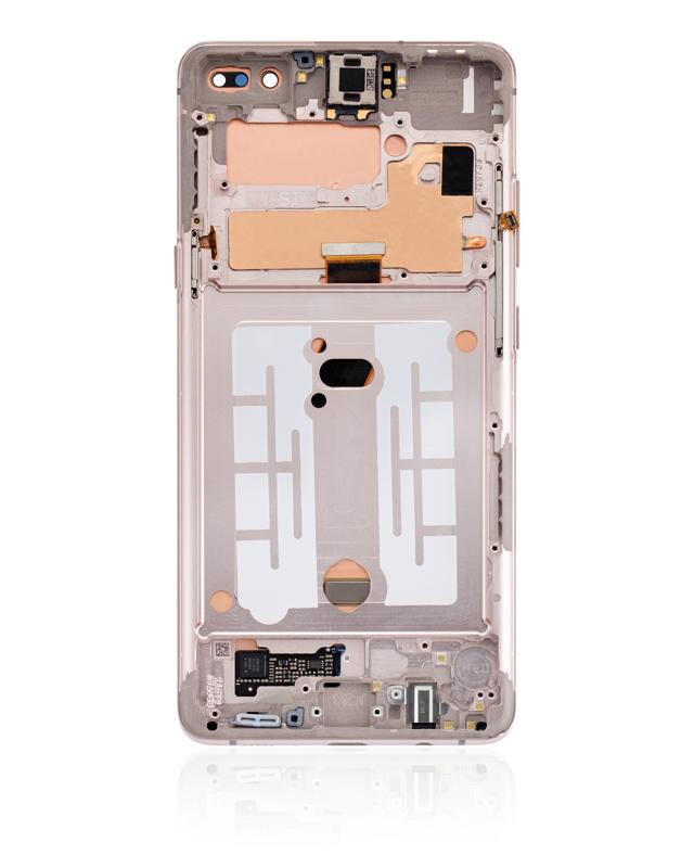 Pantalla OLED para Samsung Galaxy S10 5G con marco (Reacondicionado, Oro Real)