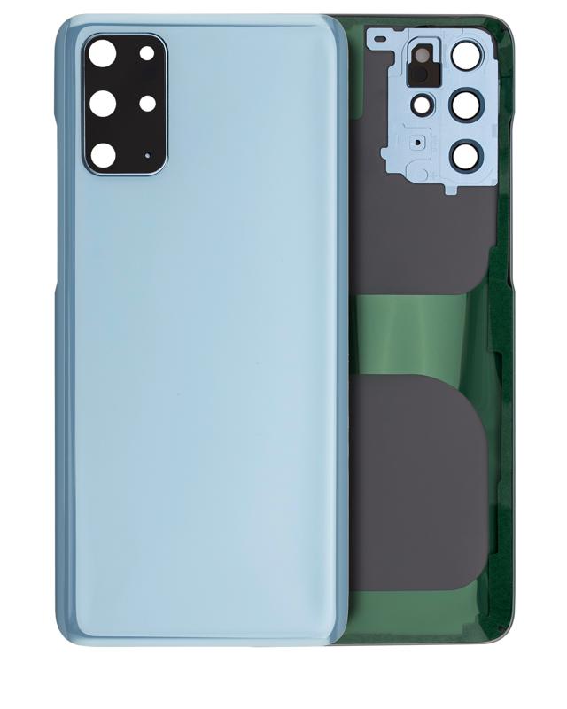 Tapa trasera con lente de camara para Samsung Galaxy S20 Plus (Sin logo) (Cloud Blue)