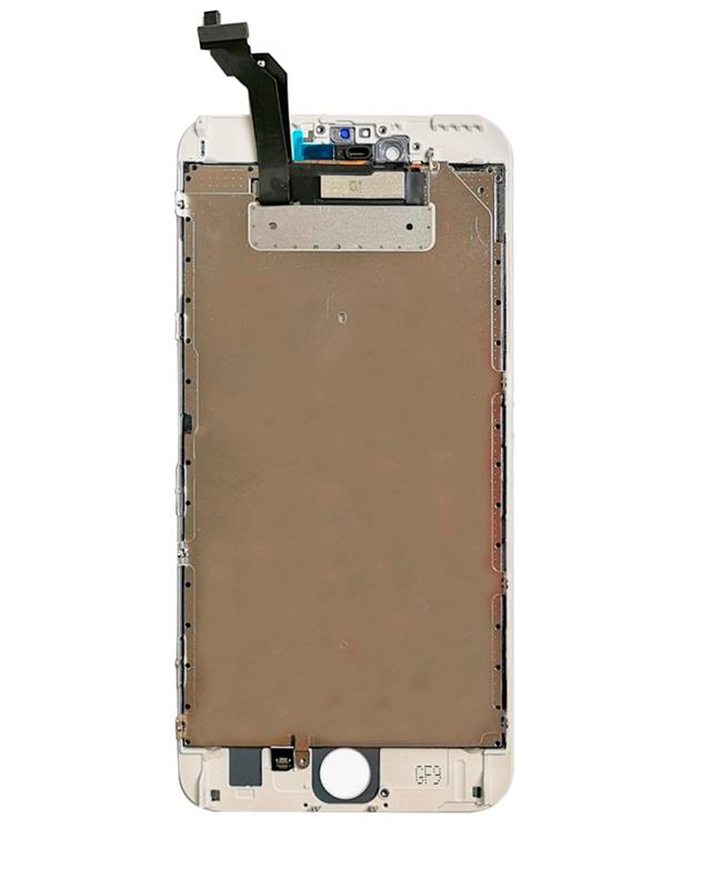 Pantalla LCD para iPhone 6S Plus con placa de acero (Blanco)