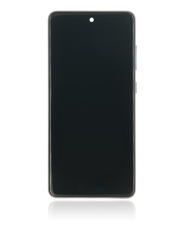 Pantalla LCD con marco para Samsung Galaxy A52 4G (A525 / 2021) (Negro Asombroso)