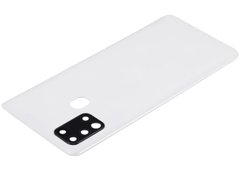 Tapa trasera con lente de camara para Samsung Galaxy A21S (A217 / 2020) (Blanco)