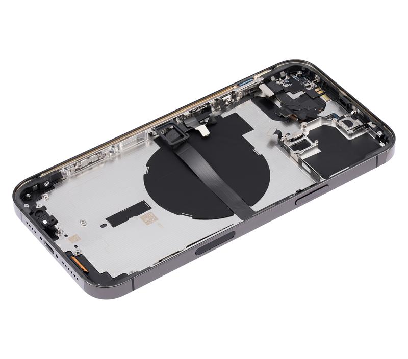 Tapa trasera para iPhone 13 Pro Max (Version US) (Sin Logo) Gris Espacial