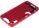 Carcasa intermedia con botones de encendido y volumen para iPhone 14 (Version Internacional) (Rojo)