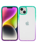 Funda Slim Mate Nebula para iPhone 14 Plus Morado/Verde - Paquete de 1